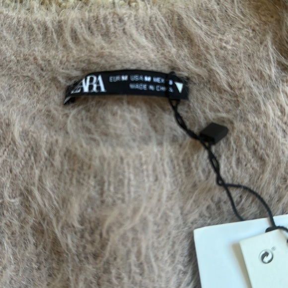 Zara faux fur crop top - Picture 3 of 4